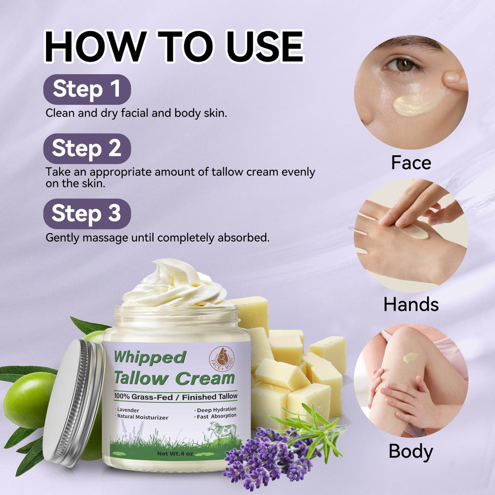 Aplicación nocturna o diaria para cuidado de piel con lavanda.