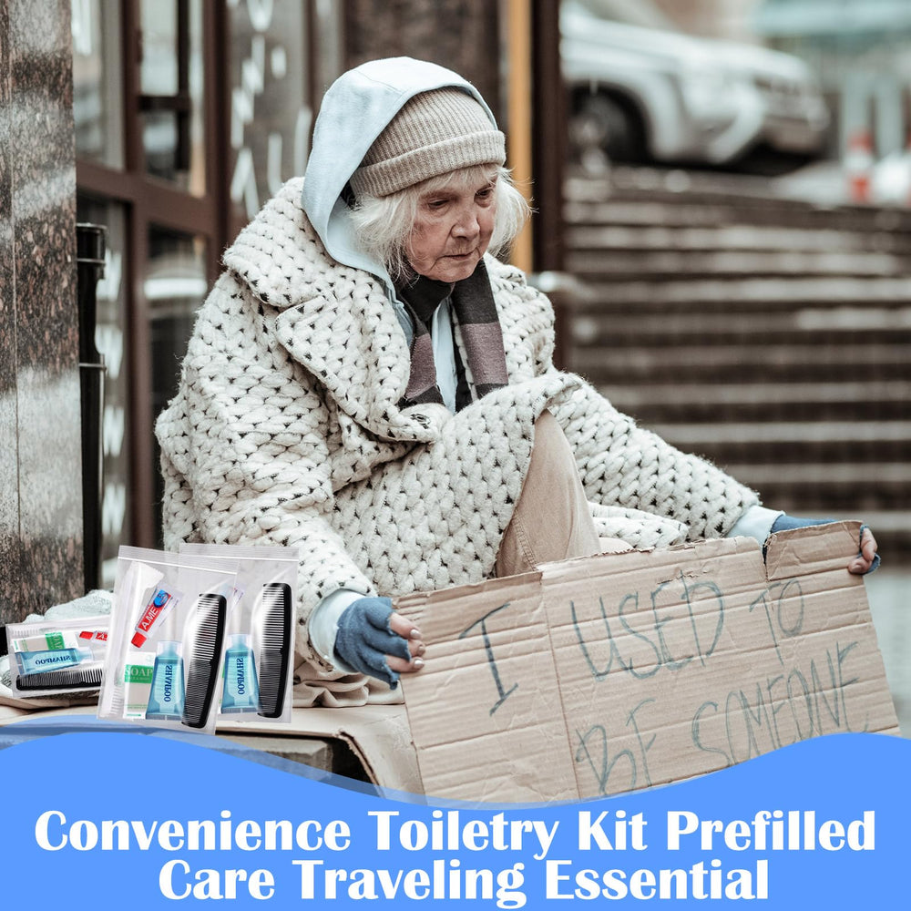 Kits de higiene Ziliny para donaciones, prácticos y listos para distribuir.