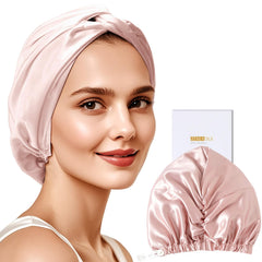 Gorro de seda ZIMASILK 22 momme que aporta suavidad y protección capilar.