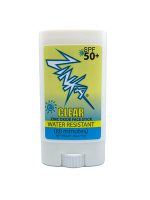 Zinka barra de óxido de zinc transparente SPF50 para piel sensible.