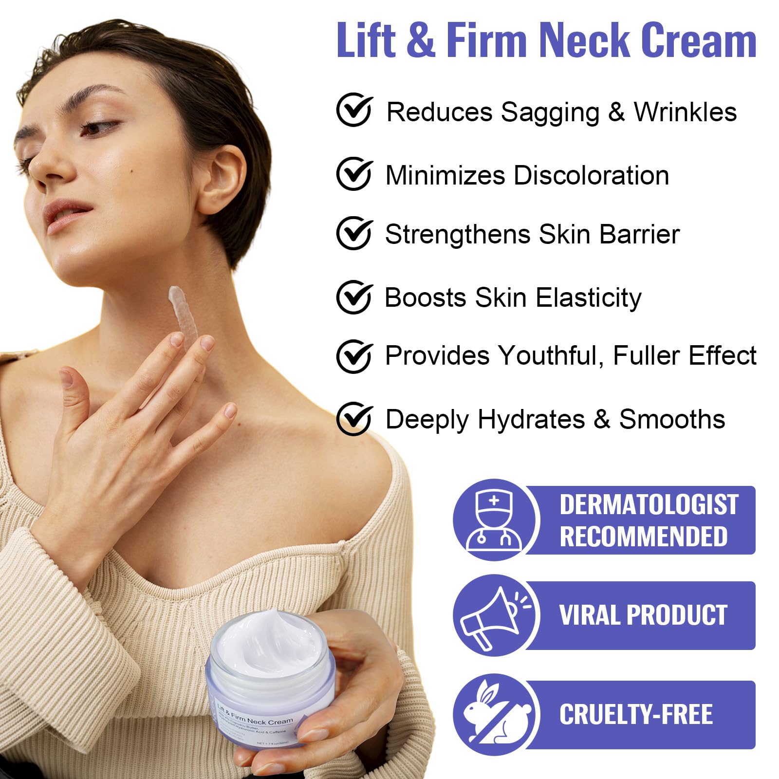 ZIXAOK Crema Cuello: absorción rápida para piel hidratada sin grasa