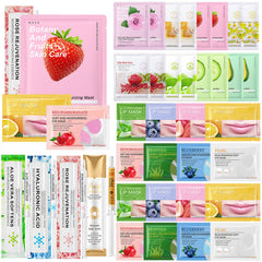 ZKONLY conjunto de mascarillas faciales 36 piezas para hidratación y revitalización diaria.