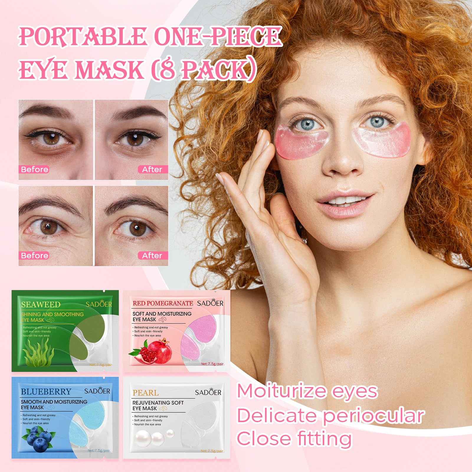 Mascarilla labial hidratante ZKONLY para labios suaves y nutridos.