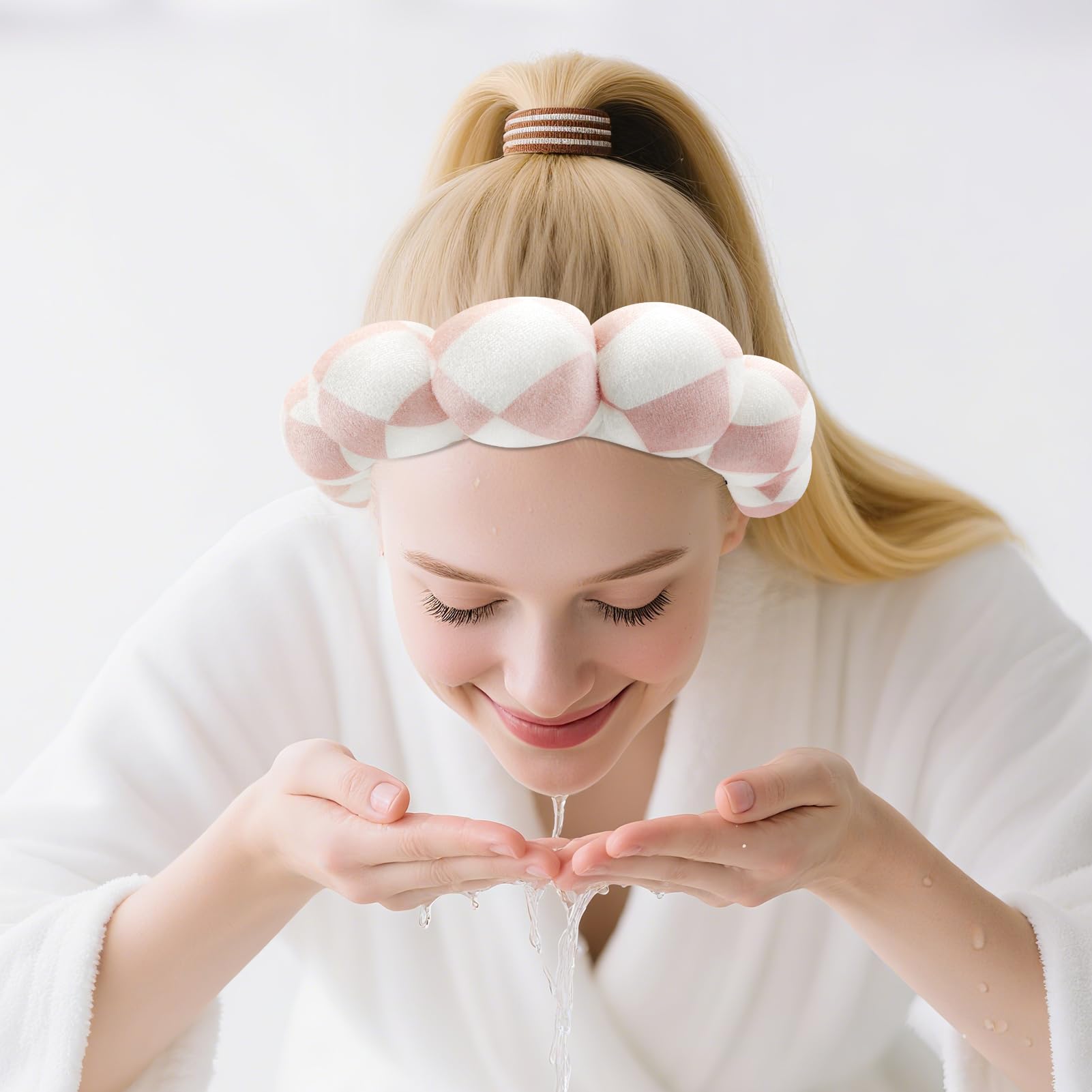 Zkptops accesorio pelo antideslizante: mantiene el cabello recogido mientras te aplicas productos.