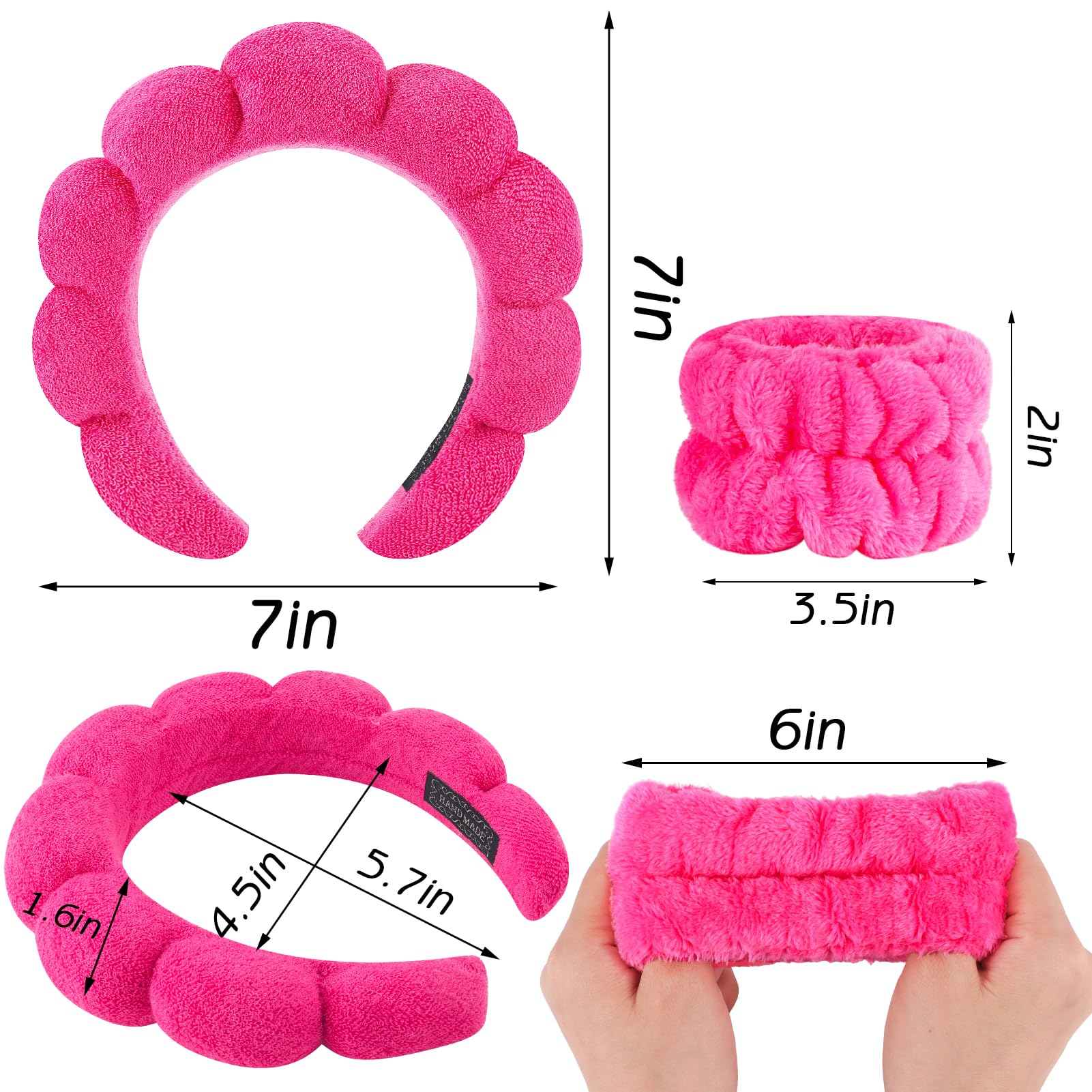 Diseño anti deslizante de Zkptops mantiene el cabello en su lugar.