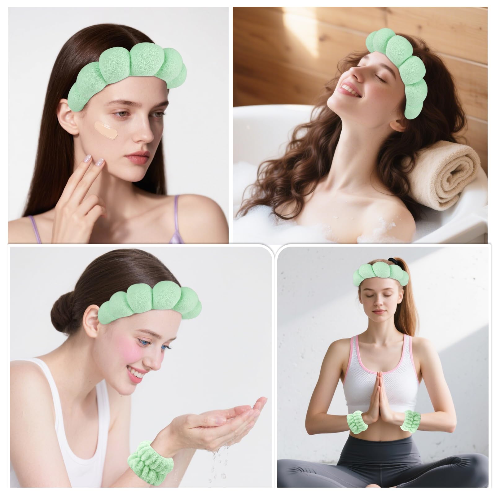 zkptops diseño nube acolchado para mayor comodidad durante el cuidado facial