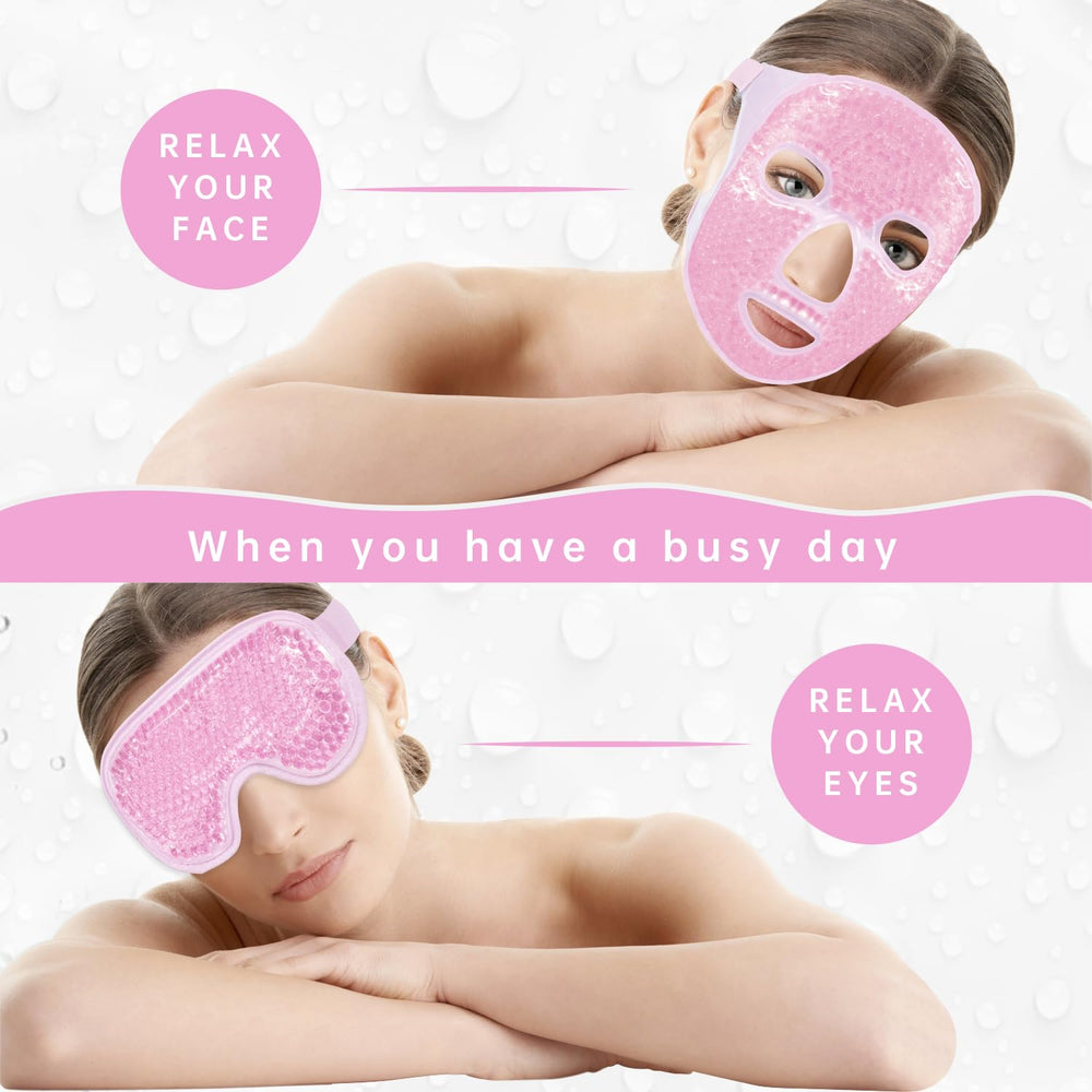 ZNÖCUETÖD parche rostro gel calor para relajación facial