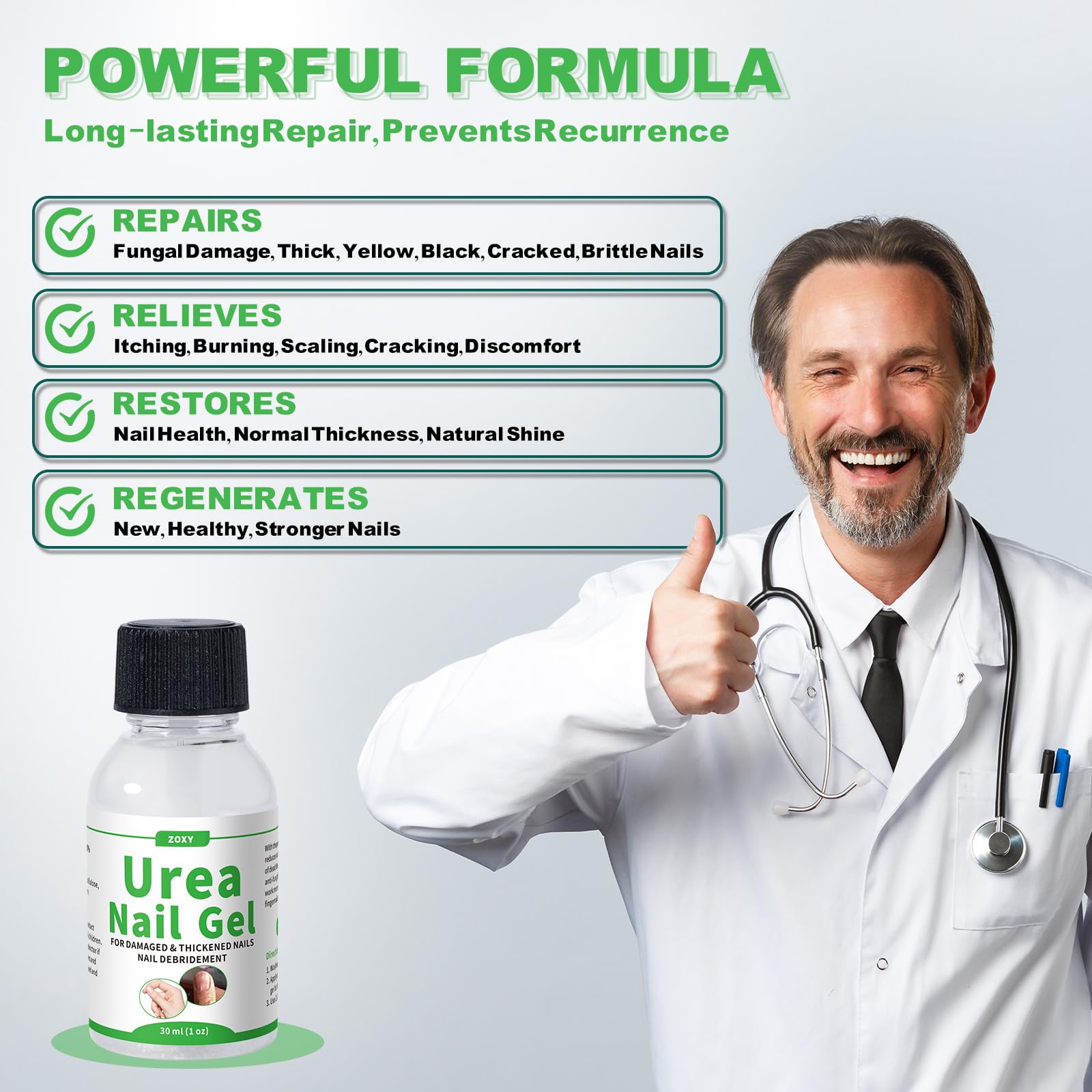 ZOXY 50% gel de urea, textura cremosa sin perfume para piel sensible