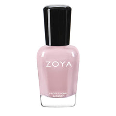 ZOYA Agnes esmalte cremoso rosado, acabado uniforme para uñas.