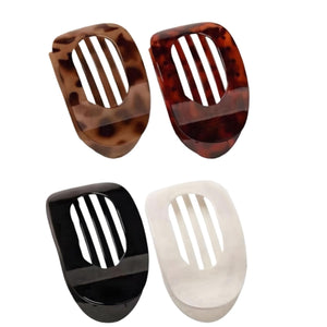 ZREVSB Dodorado pinza plana ovalada para peinados elegantes y firmes