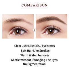 ZSSEMEI: apariencia natural que realza las cejas con acabado suave.