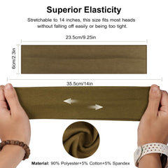 Ztomine banda deportiva para cabello, absorbe sudor para ejercicio y descanso activo.