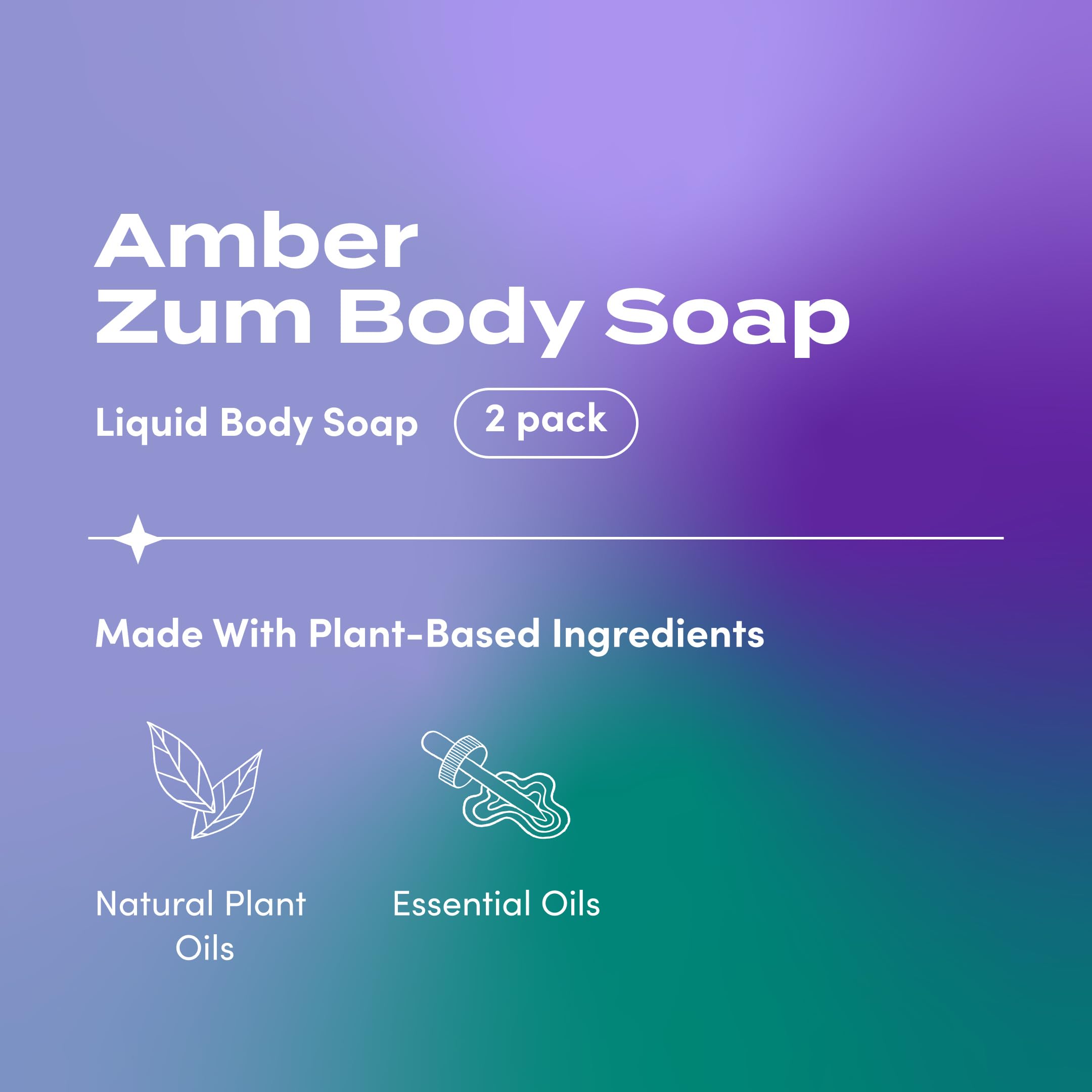 Zum Jabón Amber: burbujas ricas para limpieza suave y envolvente.