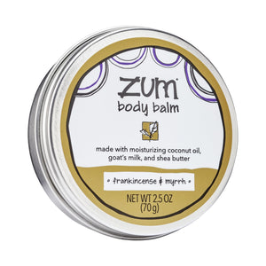Zum Indigo Wild Body Balm, envase de 2.5 onzas para hidratación diaria.