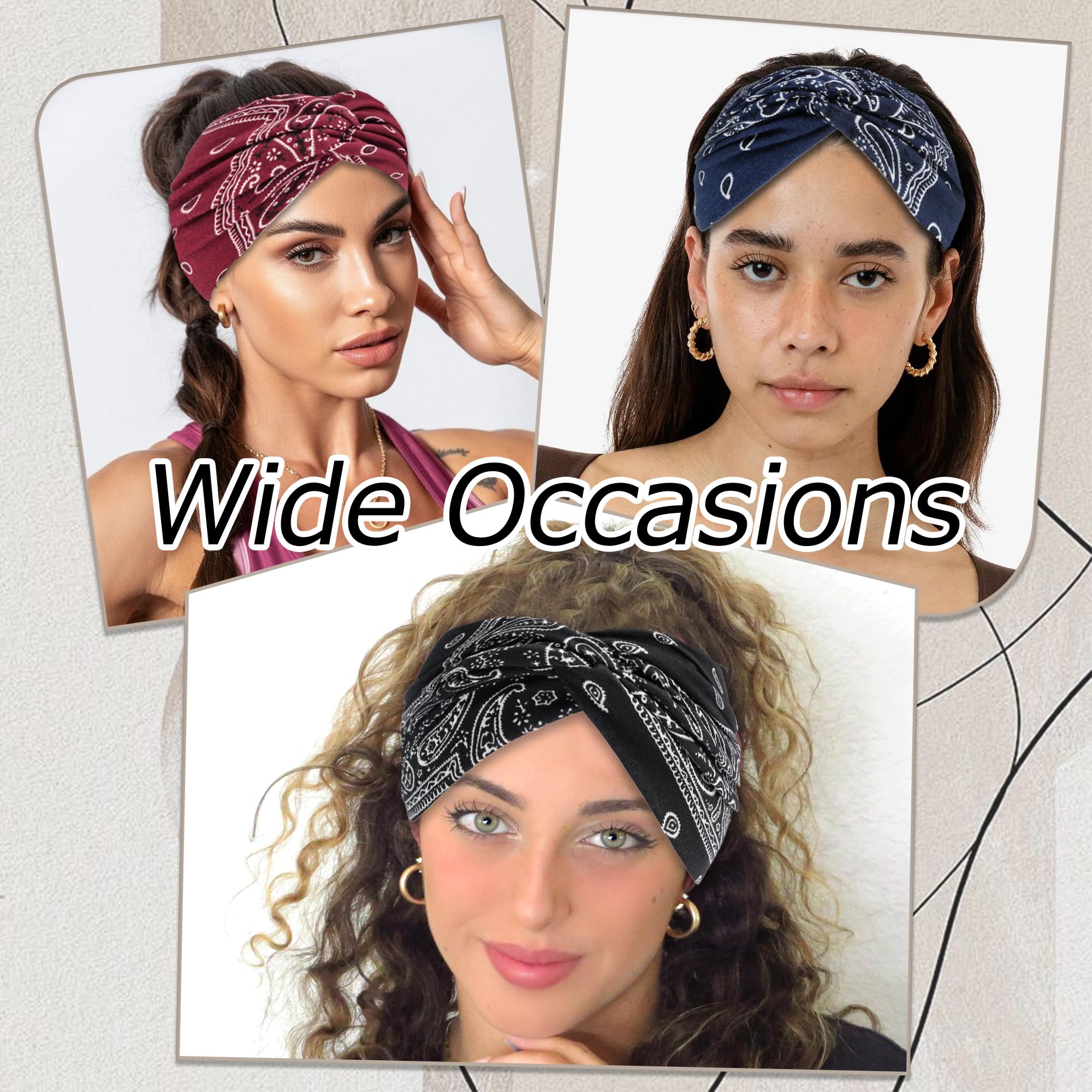 ZUYASEZ banda para ejercicio sostiene el cabello durante rutinas